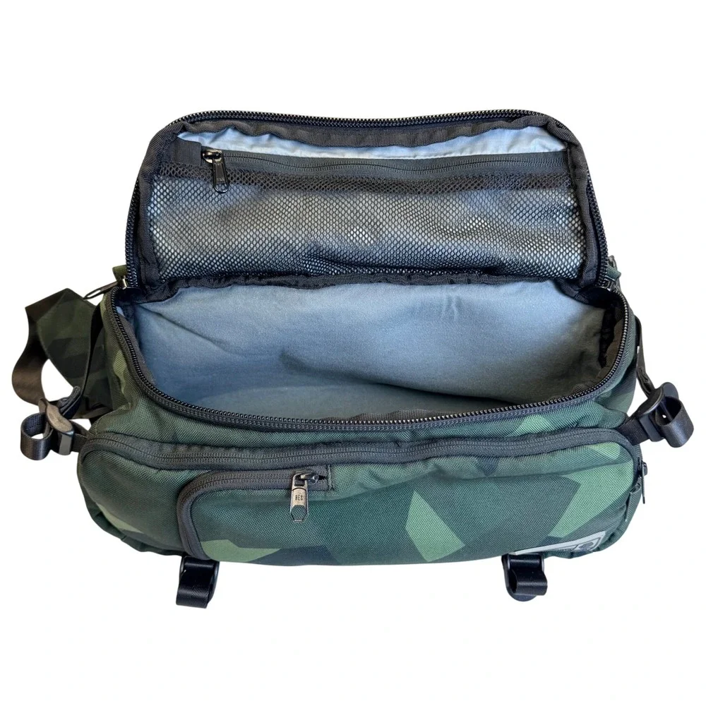 HEX Ranger DSLR Camera Hip Bag Green Camo Cordura Nylon Geometric Tactical